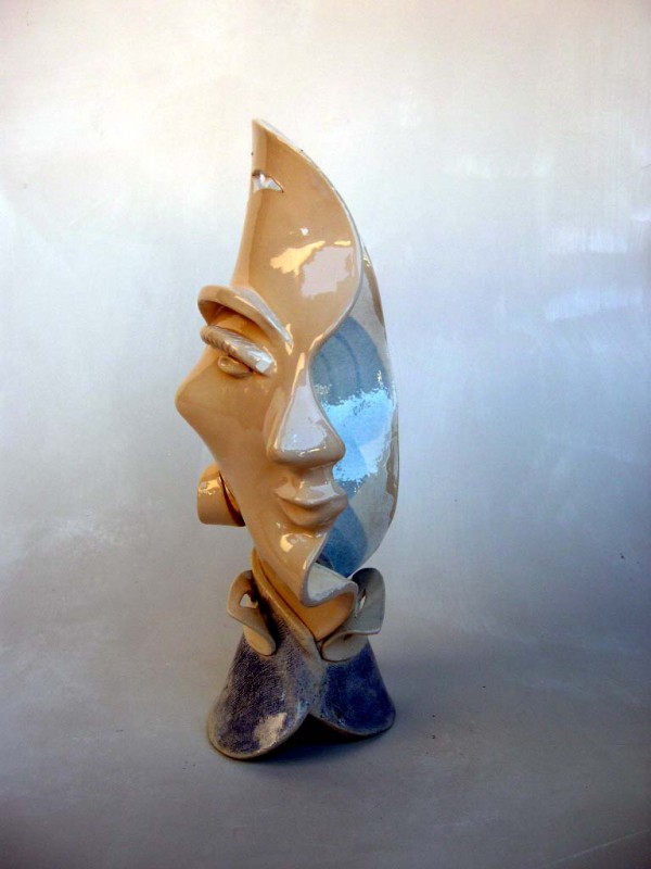 Coupe visage sculpture (profil)